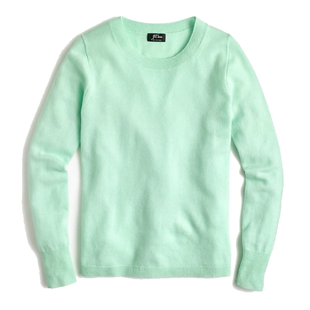 J. Crew Mint Green Crewneck Sweater